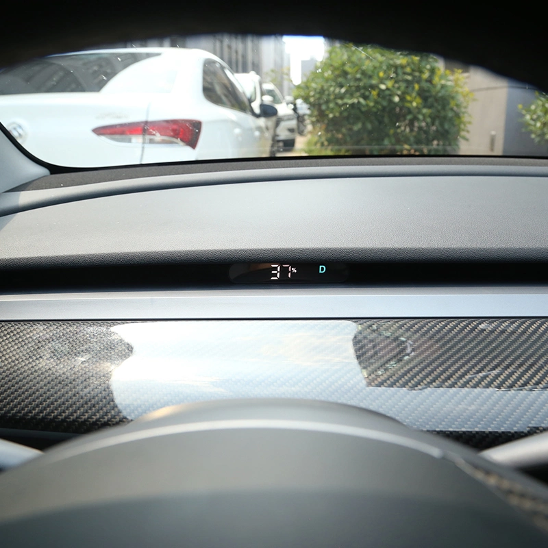 for Tesla Model 3/Y Left Hand Drive Version Hud Air Code Meter Digital Smart Gauge Head up Display Speedometer Modification Car Accessories
