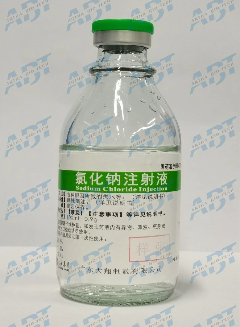 Medical and Health/Other Medicine/Medical Products/Drug/Pharmaceuticals/Infusion/Intravenous 100ml:0.9g Sodium Chloride Injection