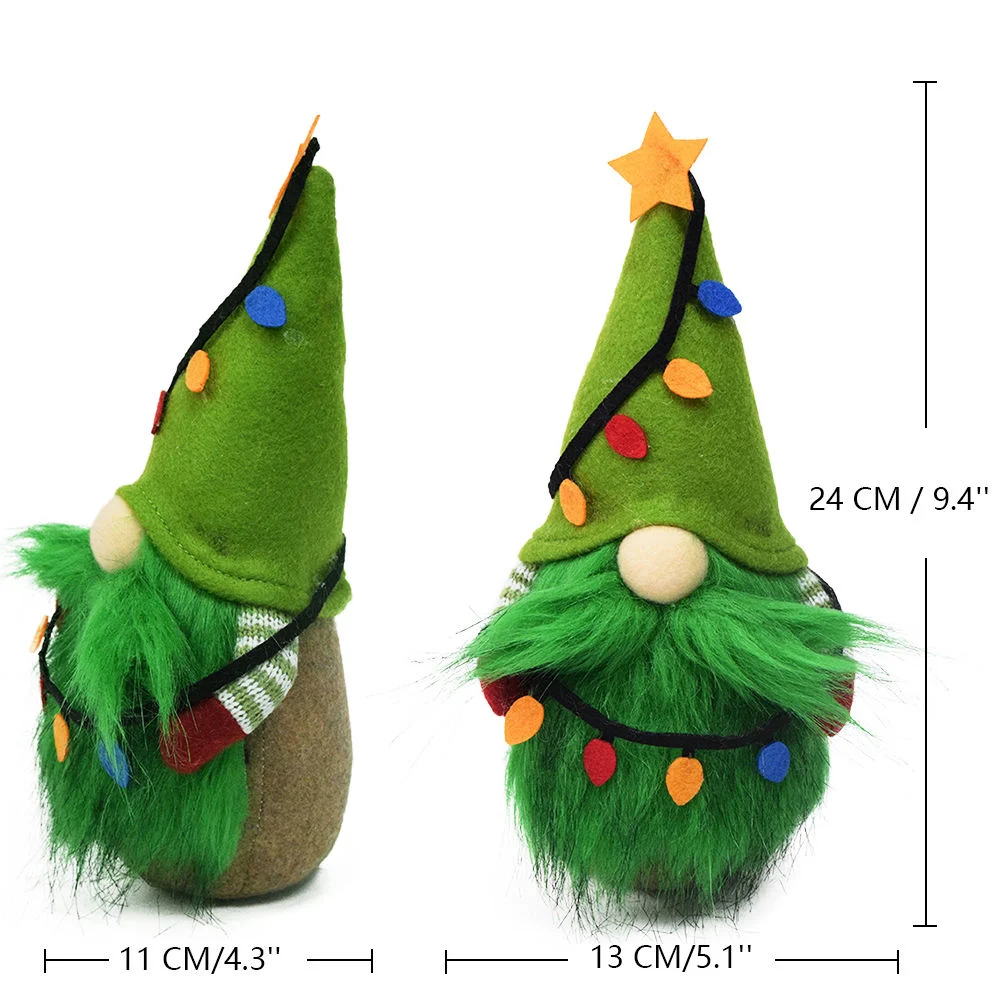 Vintage Decor Seasonal 2023 Holiday Gifts Gonk Green Christmas Gnome