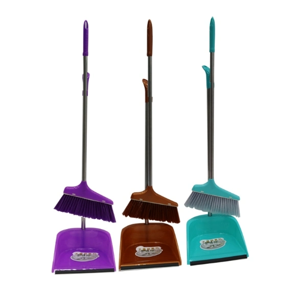 Three-Color Cleaning Set Sweep Broom Dustpan Cleaning Set Household Items
