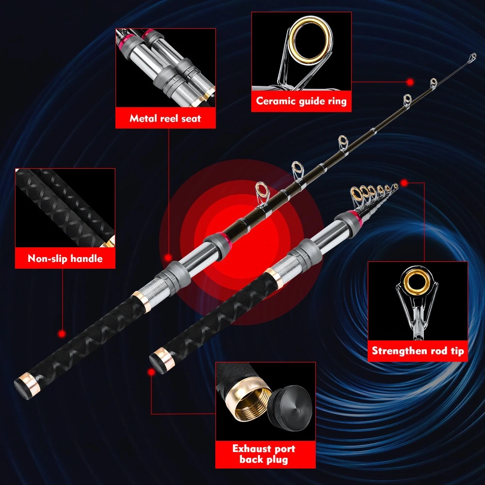 Top Quality Telescopic Fishing Rod Combo Full Seasonal Madox Extreme Fishing Better Fly Fishing Plastics