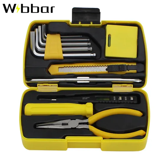 Small Hardware Tool Box Set 10 Pieces for Household or Gifts Advertising 