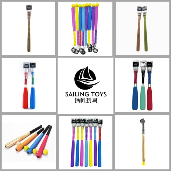 21/24/27 Inch 52/60/68cm Rubber Bat Ball Toys Outdoor Sports and Fitness Portable Kids Baseball Toys for Children 