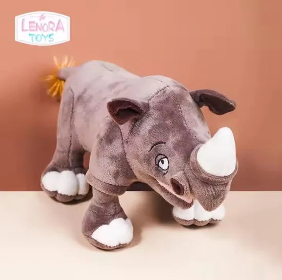 Custom Made Size and Logo Plush PP Cotton Stuffed Toy Animal Characters 