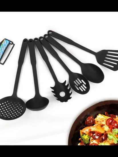 Factory SGS Food Grade Kitchen Items 6 PCS Set Silicone Kitchenware 