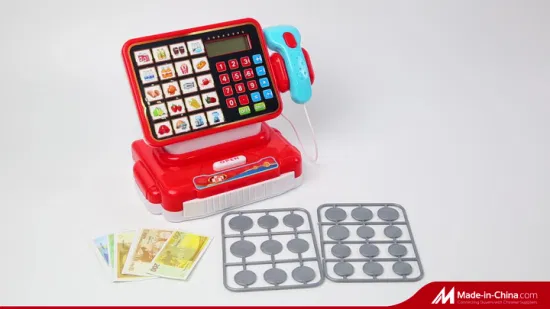 Funny Super Market Cash Register Toys Pretend Play Toys for Children′ S Gift Toys
