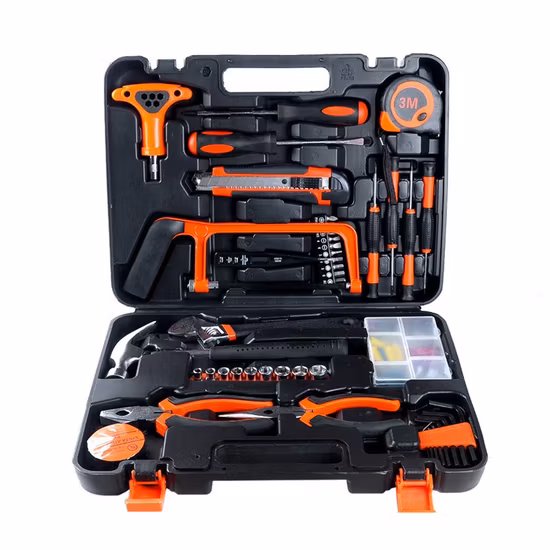 82 Sets Household Tools Multifunctional Hardware Toolbox, Electrician and Woodworking Repair Manual Tool Set Household Tool Kit