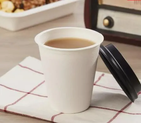 Disposable Biodegradable Sugarcane Bagasse 12oz Cup 