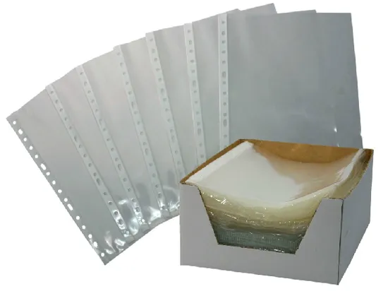 11 Holes PP Sheet Protector 0.035mm 