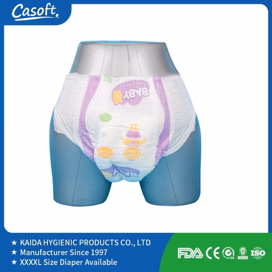 Casoft Factory Direct Baby Nappy Manufacturer Competitive Price High Quality Super Thin Disposable Old Baby Diaper for Sale in China Baby Goods for America UK