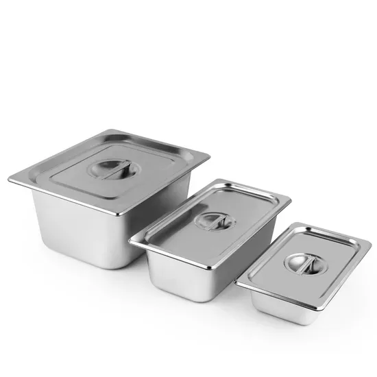 Stainless Steel Gn Pan Gastronorm Food Container for Hotel Cafeteria Canteen School 
